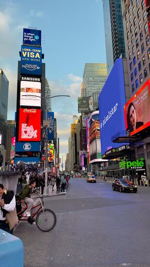 Dann heißt es für uns Abschied nehmen vom Times-Square und von New York