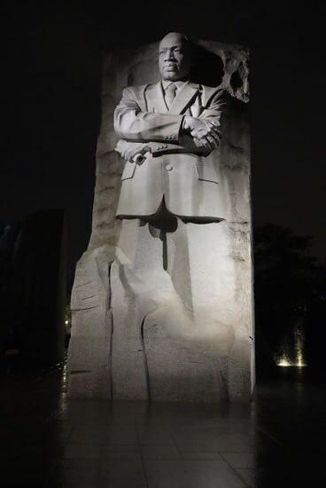 „Martin Luther King“ Denkmal-die 10Meter hohe Statue des Bürgerrechtlers