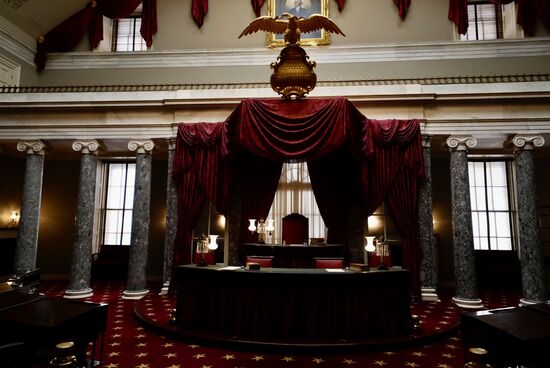 …und von 1860-1935 diente dieser Raum als Kammer des Obersten Gerichtshofes