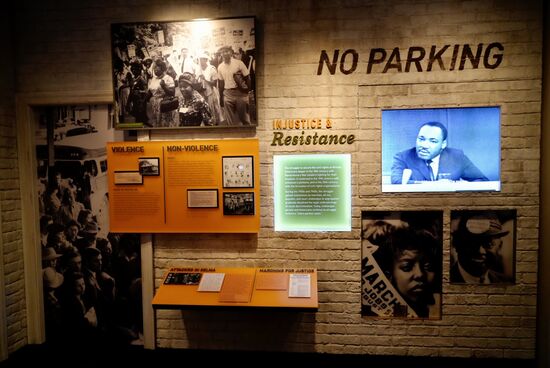 Vieles über Martin Luther King und seinem Kampf gegen die Rassentrennung