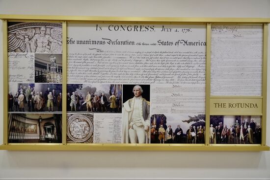 Verschiedene Urkunden zur Gründung der Vereinigten Staaten