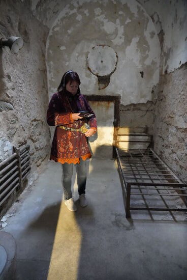 In einer der vielen kleinen Zellen