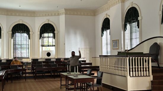 Das war der Congressaal der USA zur Zeit als Philadelphia noch Hauptstadt der USA war