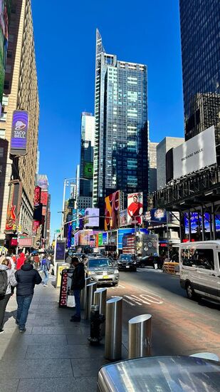 Direkt am „Broadway“