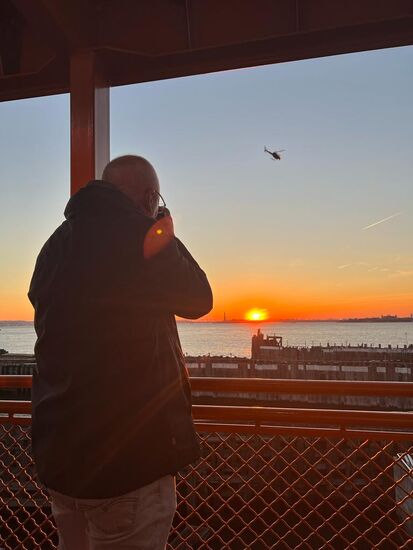 Tolle Idee! Die Fähre war auch nicht sehr voll
