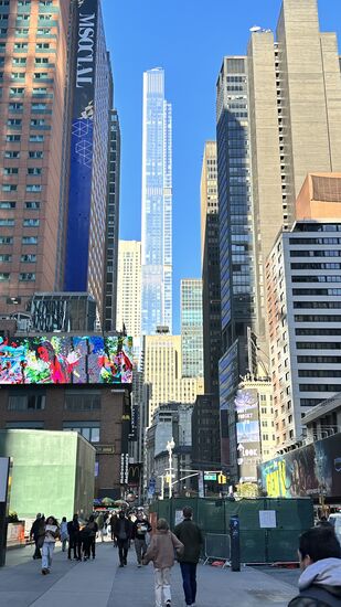 …und es geht wieder zurück zum Times Square…