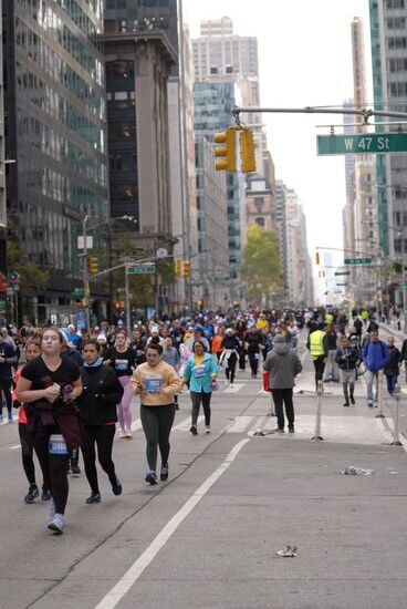 Wir befinden uns hier am Kilometer 3 von insgesamt 5