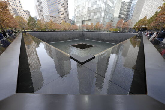 Das Memorial erinnert an die 2983 Todesopfer des Terroranschlags am 11.September 2001….