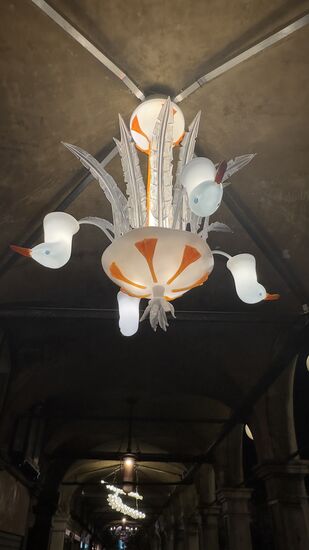 Einige sind besonders schön, wie dieser mit den Gänseköpfen