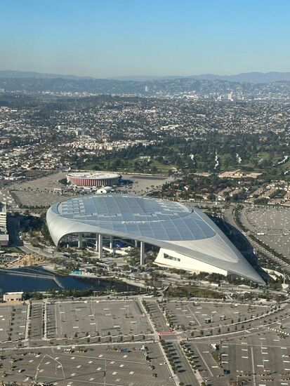 Das Football-Stadion von L.A.