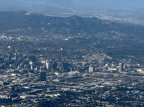 Los Angeles und ganz hinten ist „Hollywood“ zu sehen
