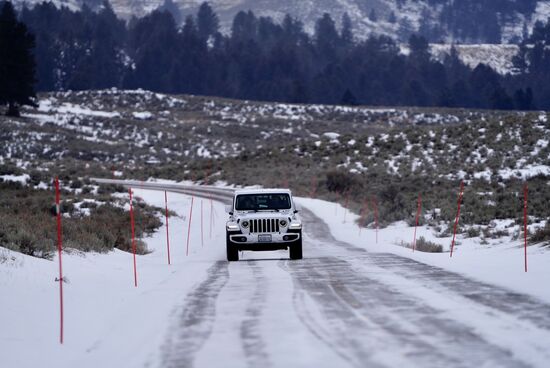 Wir treffen sehr wenige andere Autos