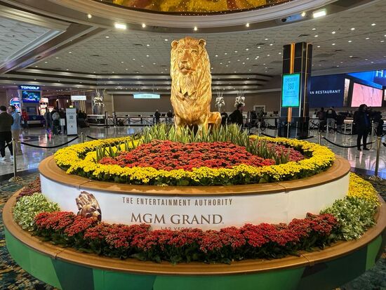 Die Eingangshalle des MGM GRAND