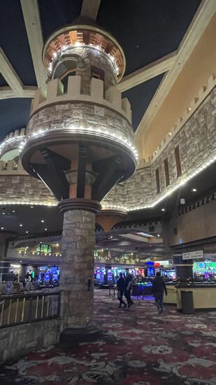 Nett, die Kulisse…