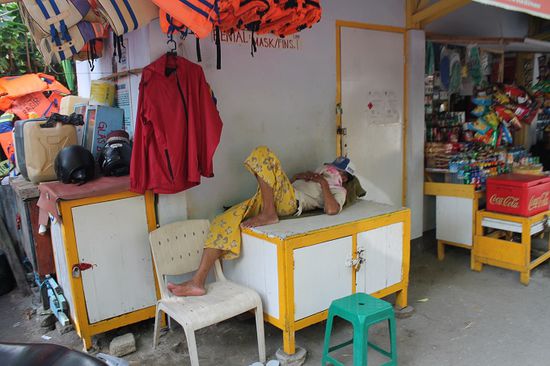 ...aber anscheinend läuft das Geschäft heut eher schleppend...