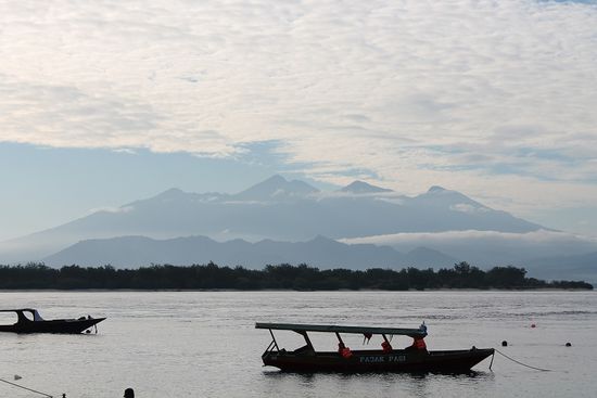 VOLL der Vulkan, der Gunung Rinjani auf Lombok