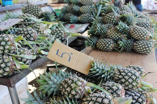 ... Stückpreis Ananas 12 Cent ...