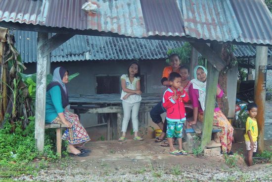 ... Freiluftkino am Wegesrand ...