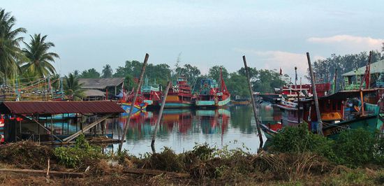 ... Fischerdörfchen am Wegesrand ...