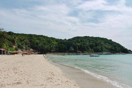 ... Long Beach nach Norden ...