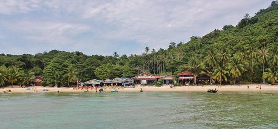 ... bye bye - die Coral Bay vom Bootsanleger ...