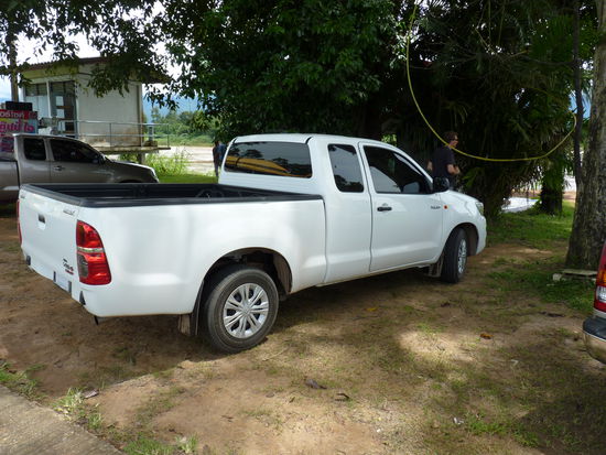 Unser Fahrzeug für die nächsten 5 Tage. Toyota Vigo Diesel.