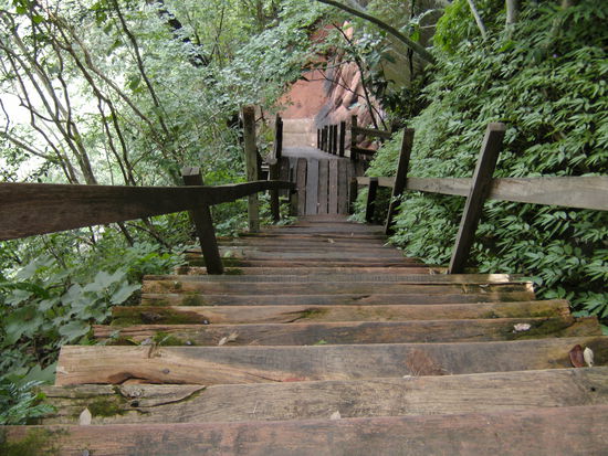 Es gibt Leute, die behaupten runter gehts leicht......