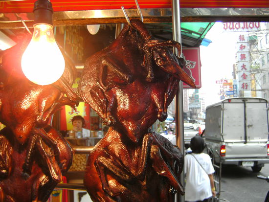 Leckere Enten .... Kühlung bei 33 Grad anscheinend nicht notwendig.