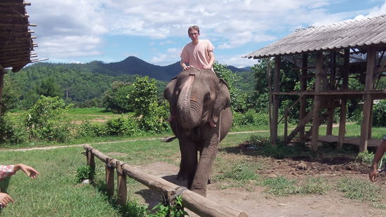Erste Übung, oben bleiben und lenken....