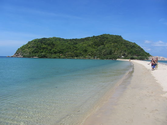Blick von Ko Pha ngan nach Ko Ma