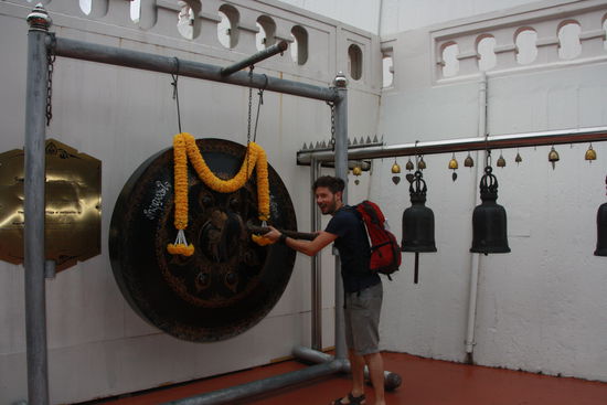 Zahlreiche Glocken und Becken gabs auch zu schlagen...