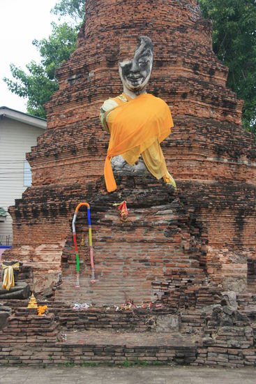 Eine der vielen Ruinen in Ayutthaya