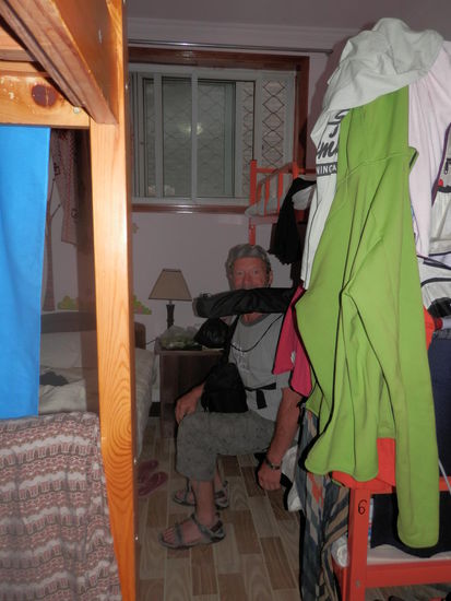 Chaos im Hostelzimmer