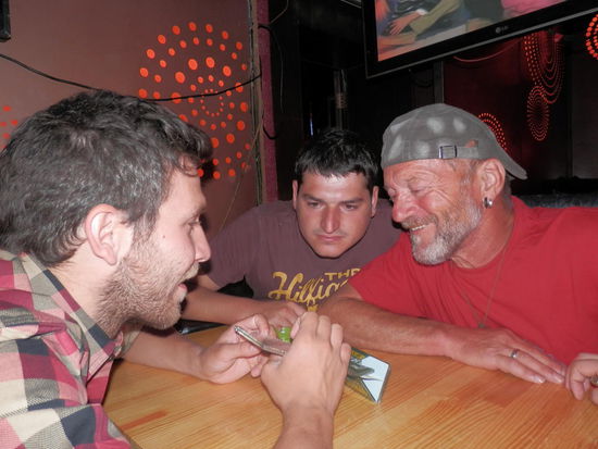 Wie immer haben die Jungs eine Mordsgaudi