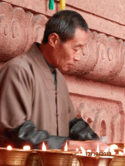 Ordnung muss sein....bei so vielen Pilgern taeglich