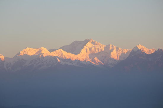 majetätisch, im aufgehenden Sonnenschein....