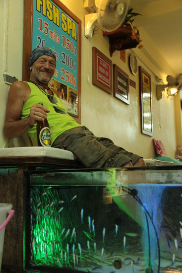 Walter und die Knapperfische....hihi, war sehr kitzlig..