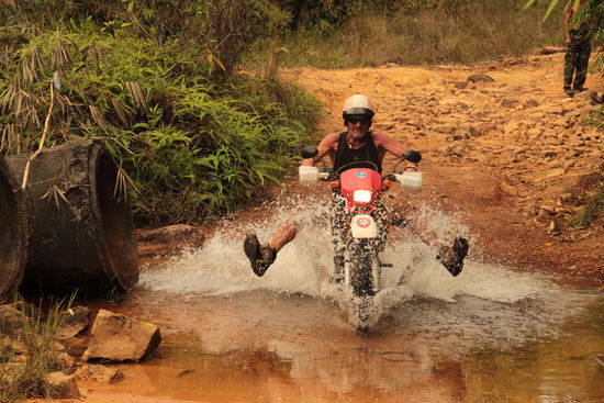 mein großer Motorrad- Dschungelheld