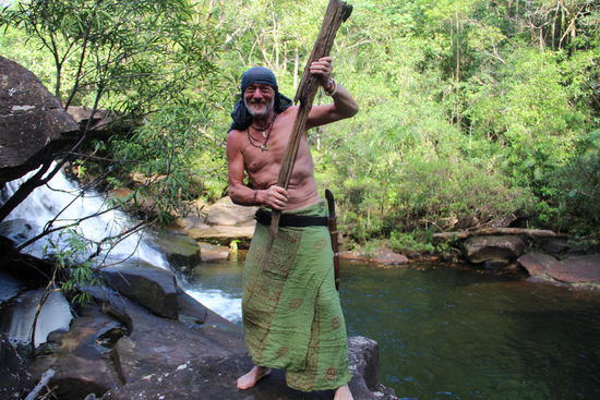Tarzan, schon etwas in die Jahre gekommen....
