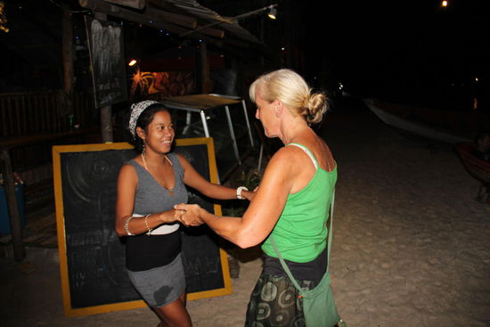 und ein beschwingtes Tänzchen....