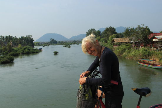 mit dem Fahrrad kommt man in Asien am besten vorwärts