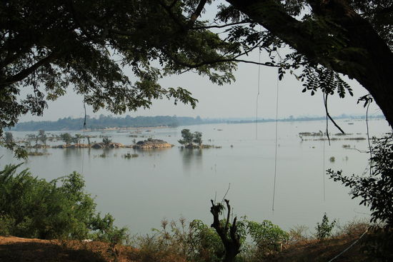 phantastischer Blick auf das Mekongbecken...
