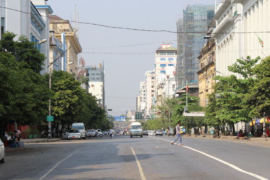 ...und modernes Yangon