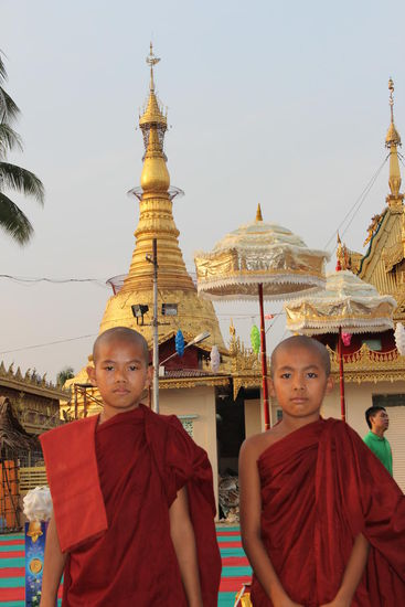 kleine, ernste Mönche...