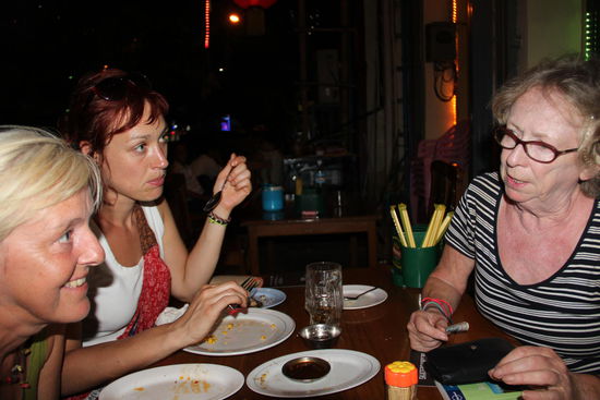 ...es war spannend, Lola aus England zuzuhören...