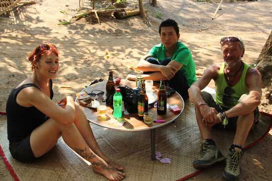 dazu noch ein "Radler"  auf birmesisch, klasse....