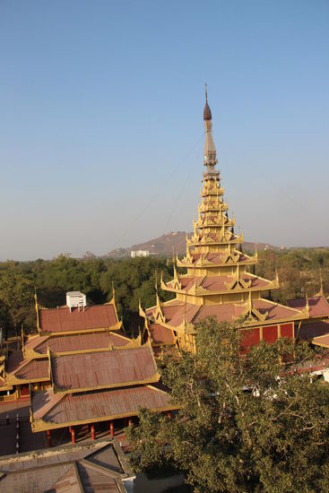 der Königspalast vom Turm aus gesehen....