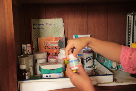 das sind alle Medikamente, die auf der Kinderstation vorrätig waren