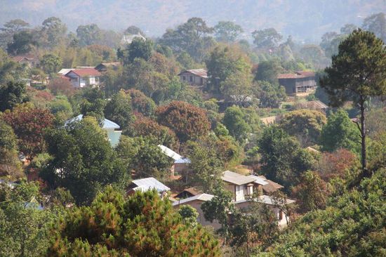 ...zuerst einmal bergauf