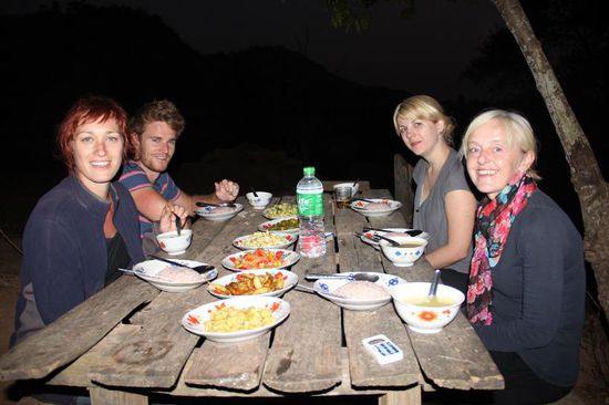 ein köstliches Abendmahl wurde uns serviert...